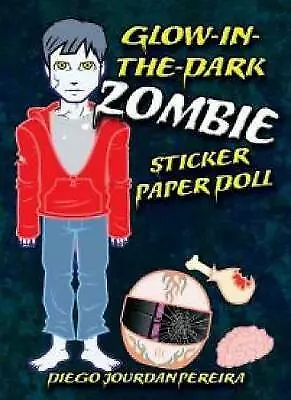 Glow-in-the-Dark Zombie Sticker Paper Doll (Little Activity Books), Very Good Bo