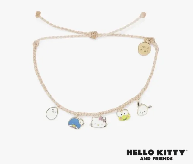 Pura Vida x Hello Kitty SANRIO BEST FRIENDS CHARM BRACELET/ FAST FREE SHIPPING