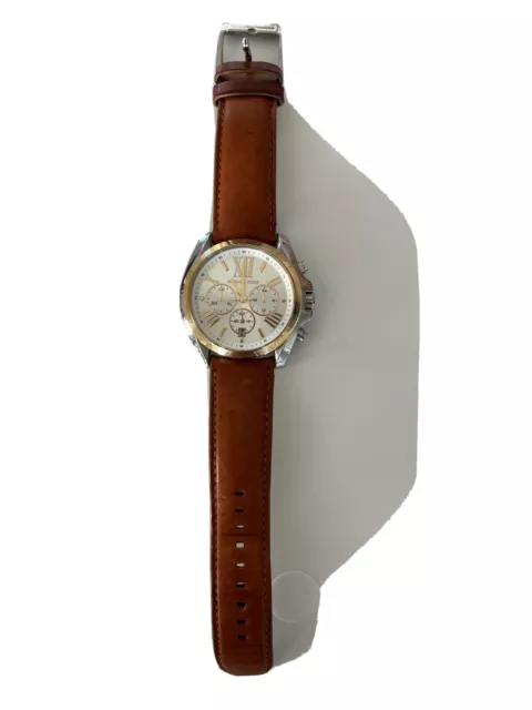 Michael Kors Bradshaw Chronograph Brown Leather Women’s Watch