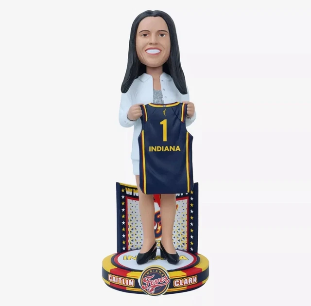 FOCO CAITLIN CLARK Indiana Fever 2024 WNBA 1 Draft Pick Bobblehead