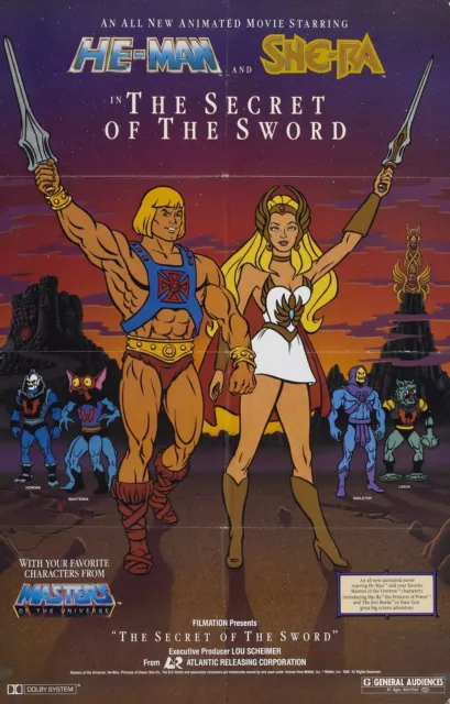 NEW Masters of The Universe Movie Poster Print Canvas Skelator He-Man She-ra