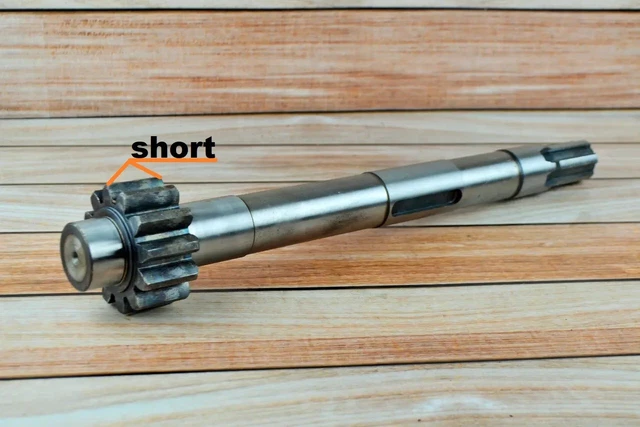 Pinion gear shaft (short spline) tractor Belarus 250/250as/250AN/T25LB
