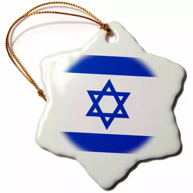 3dRose Israeli flag - Blue and white with magen david star - Jewish state of Isr