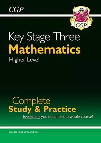 New KS3 Maths Complete Revision & Practice – Higher (includes Online Edition, Vi