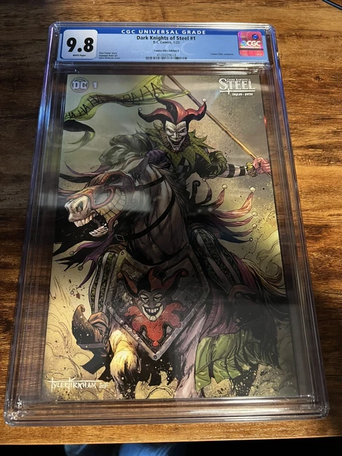 Dark Knights Of Steel #1 Cbcs 9.8 Tyler Kirkham Joker Variant A Ltd 3000 Dc 2022