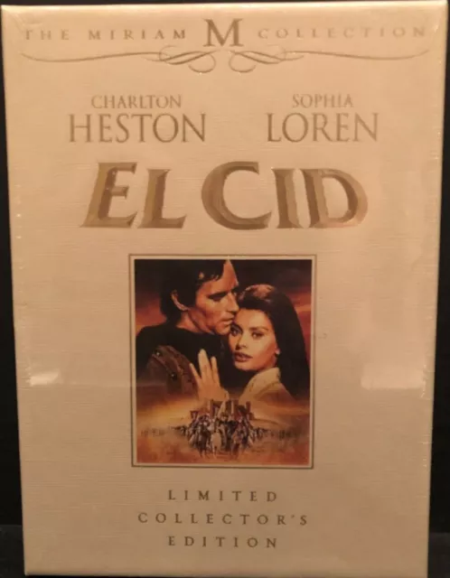 EL CID DVD Box Set Limited Collector's Edition Charlton Heston Sophia Loren NEW
