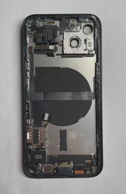 %100 Original iPhone 13 Rear Housing Back Chassis Midnight With Parts Grade B