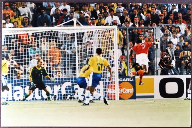 Vintage Press Photo Gol By Kluivert World Cups France 98 FT 2941 - print 20x15