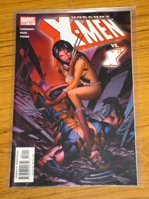X-Men Uncanny #451 Marvel Comics Vs X-23 December 2004