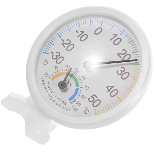 Termometro Igrometro Analogico TFA Dostmann 45.2033 – Precisione, Diametro 100mm, Antracite - 3
