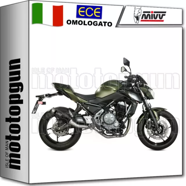 Mivv Scarico Completo Omologato Nocat Gp-Pro Nero Kawasaki Z650 Z-650 2021 21