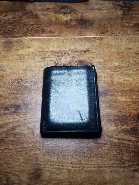 Black Police Law Enforcement Fire Concealed Carry Badge Shield Credential Wallet