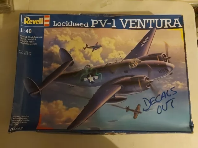 Revell 1/48 Lockheed PV-1 Ventura model aircraft kit #04662 NO DECALS