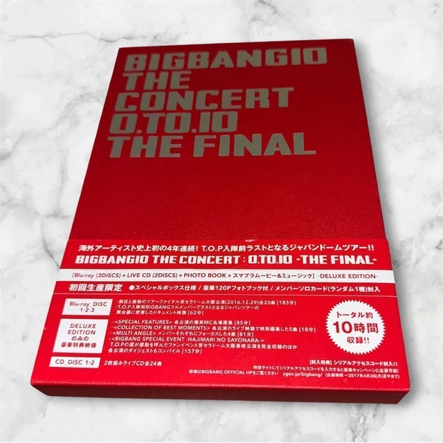 BIGBANG 10 THE CONCERT 0.TO.10 FINAL Blu-ray+CD Deluxe Ltd Edition