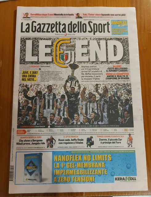 Gazette Dello Sport 30 March 1989 Milan Napoli Juventus Enzo Ferrari