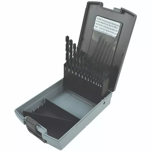 HSS Black Oxide Drill Bit 13 Piece Set 1/16 to 1/4 Made In USA Morse 18105 N2