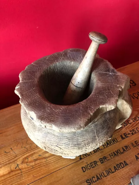 Antique Greek very old magic mortar 300 year old