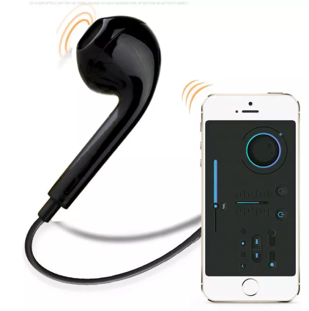 Wireless Bluetooth Earphone Headphone Headset Sports Stereo For iPhone Samsung