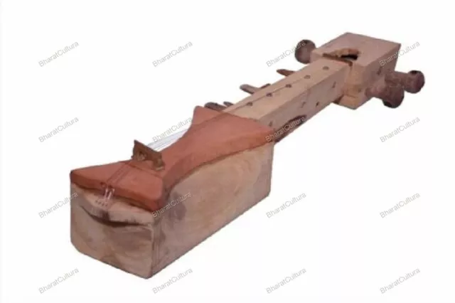 Handmade en Bois Jogiya Sarangi Classique Indien Folk Musical Instrument Naturel