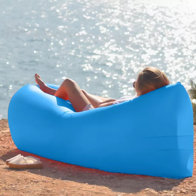 Lettino Gonfiabile Mare Sacco Divano Banana Letto Ad Aria Sofa Materasso Relax