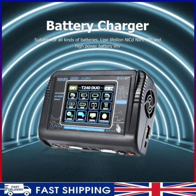 # RC Charger 1-6S Touch Screen 10A Balance Battery Discharger (EU)