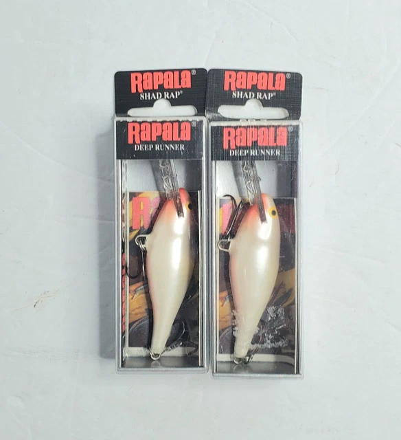 LOT OF 6 Rapala Risto Rap RR-7 SD Shad Alose New Deep Runner