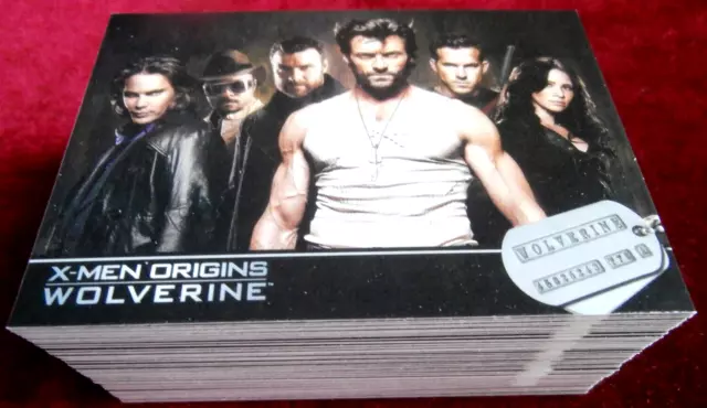 X-MEN ORIGINS: WOLVERINE - Complete Base Set - (72 Cards) - Rittenhouse 2009