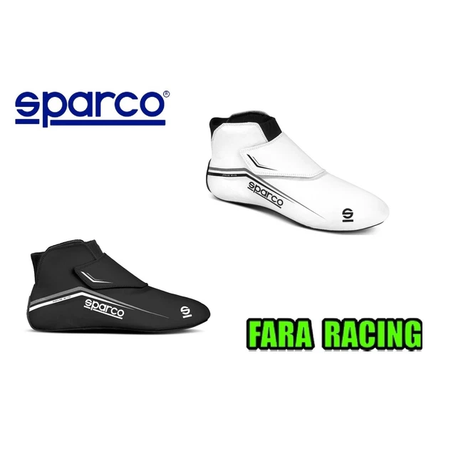 SPARCO 001297 Scarpa Racing Omologata "PRIME EVO" taglie 37-48, Bianca o Nera