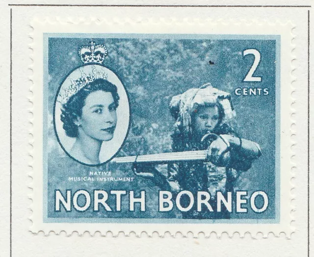 Colonie Inglesi British Colony NORTH BORNEO 1956 2c MH* Stamp A28P25F28314