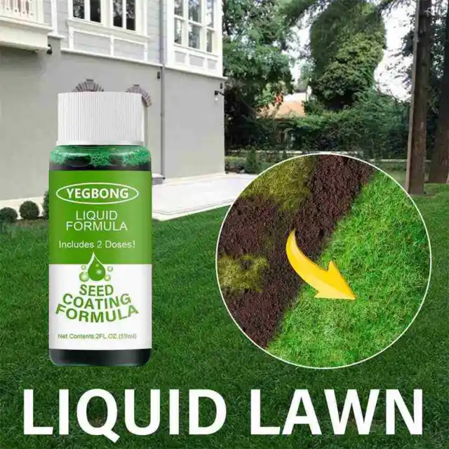 NEU 59ml Garden Lawn Liquid Spray Hydro Mousse Household Growth Lawn liquid L4G5