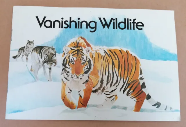 BOOK - Brooke Bond PG Tips Vanishing Wildlife Complete Book Picture Cards