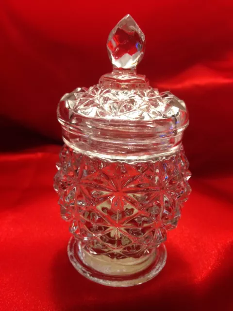 Empty Avon 1973 Crystal Facets Field Flowers Cologne Gelee