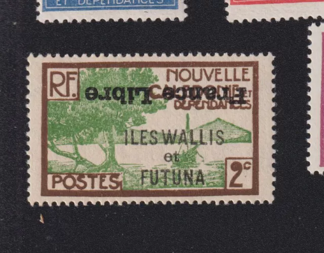 ❤️ Timbre des Wallis et Futuna colonie France, N° 93b, 2 c gomme tropicale 1 ❤️