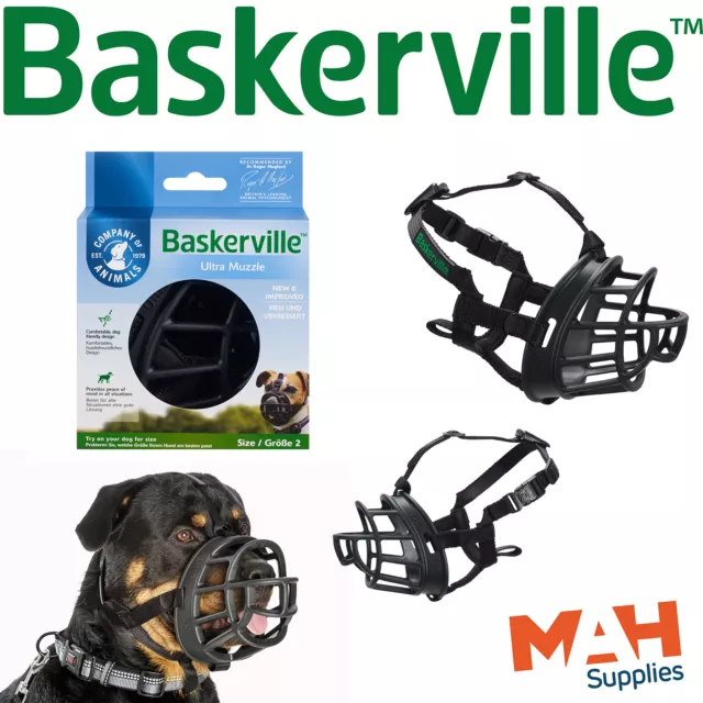 Dog Muzzles Baskerville Ultra by Company Of Animals (Halti) Secure Comfortable