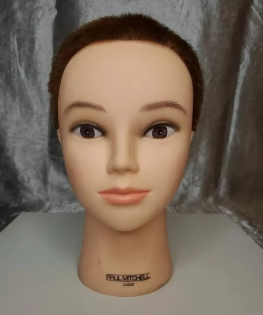 PAUL MITCHELL Cabeza de Estilista de Cabello Cassie Salón Corto Peluquería Maniquí Cosmetología
