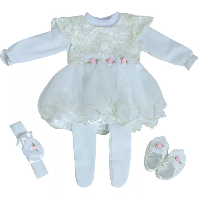 UK 20'' Reborn Newborn Baby Girl Doll Clothes Clothing Set Handmade Toys Gifts