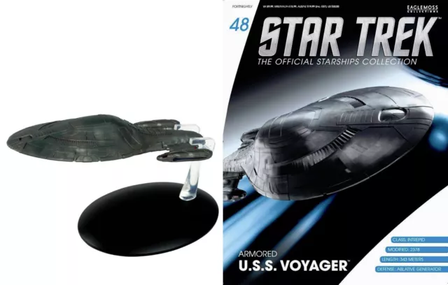 Star Trek Eaglemoss Ausgabe 48 (USS Voyager NCC-74656 (Intrepid class, with) OVP