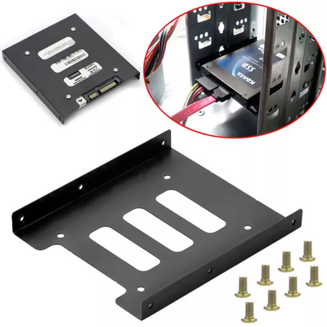 "Dock vassoio adattatore di montaggio da 2,5"" SSD HDD a 3,5"" per supporto SSD PC;c;