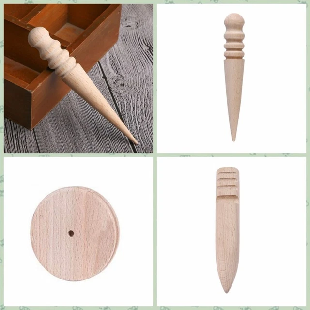 3pcs Handmade Leather Grinding Rod Leather Polishing Stick  Leather Craft