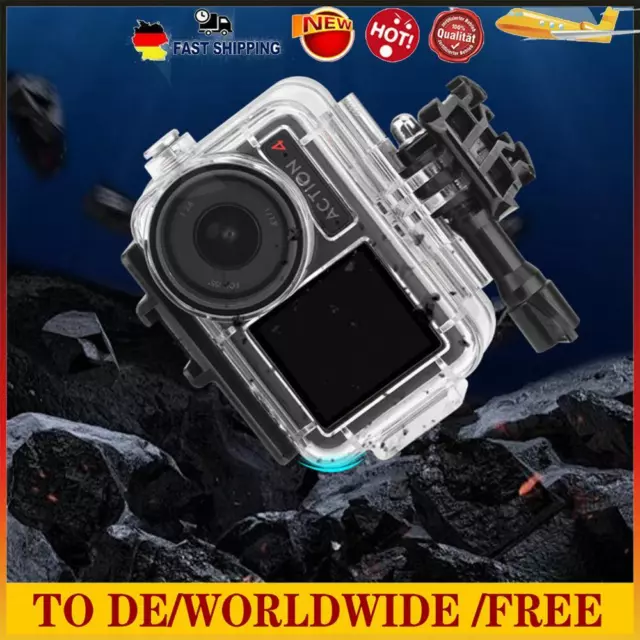 60M Waterproof Protective Shell for DJI OSMO Action 3 4 Housing Case Dive Shield