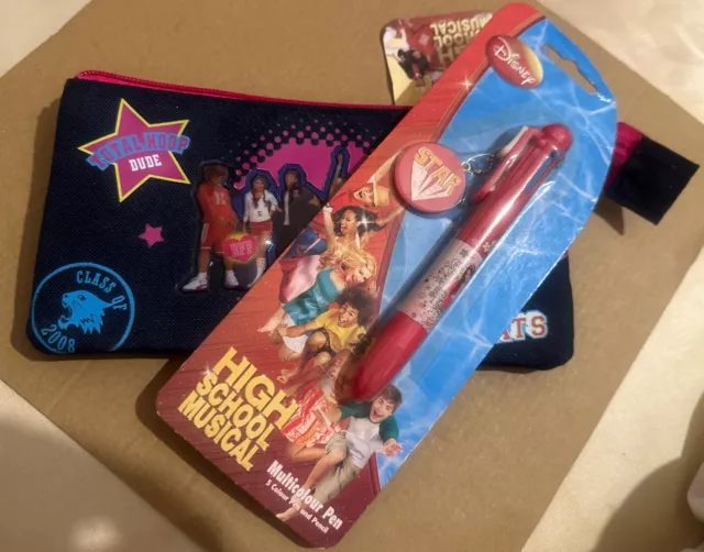 New High School Musical  Pencil Case And Multicolor Pen Bundle 2