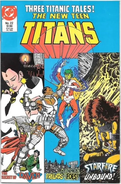 The New Teen Titans Comic Book #22 DC Comics 1986 NEAR MINT UNREAD