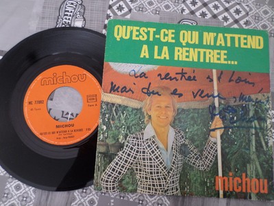 JULIEN Vinyle 45T 7" UN P'TIT BOUT DE CHEMIN ENSEMBLE Dédicace DIVOX 541 RARE 