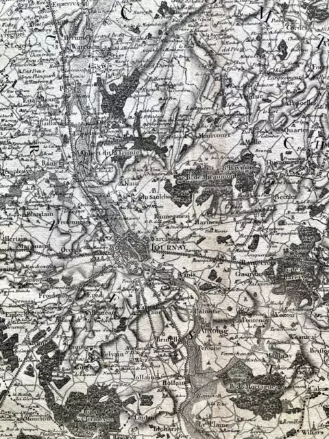 (Carte de Ferraris 1777 - feuille 12 : Lille, Tournay, Mons 3