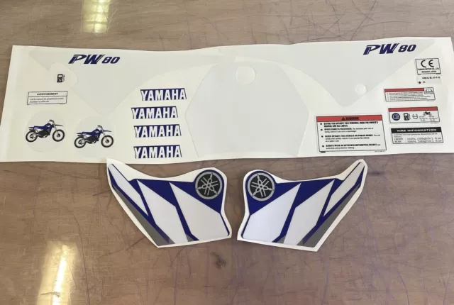 Autocollant de réservoir de Carburant de Moto Moto Style ÉQUIPE Graphiques  ARRIÈRE-Plan Autocollants Kits pour Ya-ma-ha PW80 Pit Vélo Moto (Couleur :  G) : : Auto et Moto