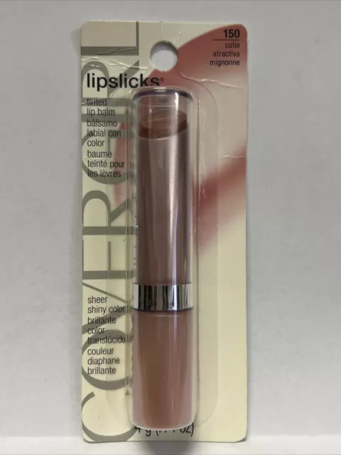 Covergirl  Lipslicks Tinted Lip Balm/Gloss # 150 Cutie/Nude (1) NOS, NIP