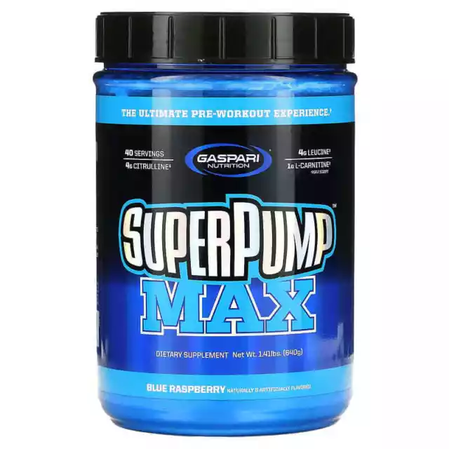 Gaspari Nutrition, SuperPump Max, 1.41 lbs (640 g)