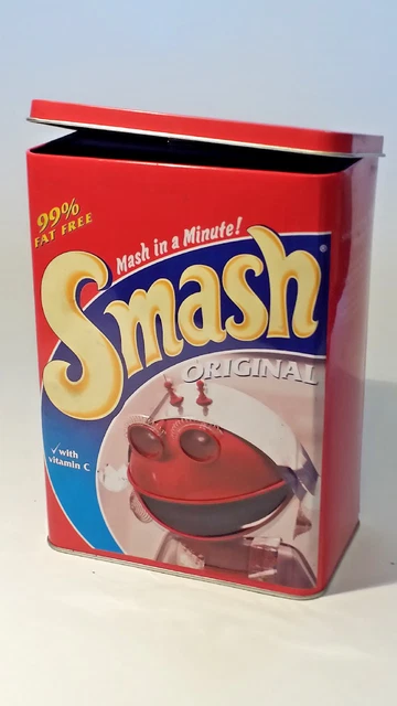 VINTAGE CADBURYS Smash Tin Laughing Martians