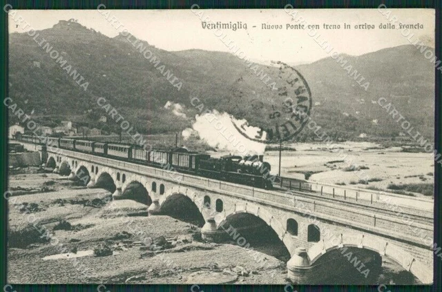 Imperia Ventimiglia Treno cartolina KV5647