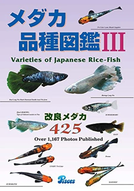 VARIETIES OF JAPANESE Rice-Fish Medaka killifish Picture Book 3 Japan ...